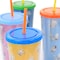 Gibson Peanuts 70th Anniversary 4Pc Plastic 23.6oz Tumbler set with Lid and Straw in Assorted Colors 129407.01 - alternate 8