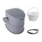 Vevor Portable Toilet Flush Travel Camping 3.2 Gal Commode Potty Outdoor Indoor Air pump10L - alternate 1