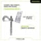 Frontline Stainless Steel Flange Anchor with Bolt COFA01+COFA01RB - alternate 7