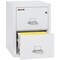 Fireking 2 Drawer, 1 Hr Fire & impact rated, 25" depth Legal Arctic White 2-2125-CAW - alternate 4