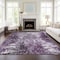 Homeroots 10' X 14' Eggplant Purple And Lavender Abstract Washable Indoor Outdoor Area Rug 582919 - alternate 9