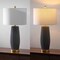 Jonathan Y Roman 28.5" Ceramic LED Table Lamp, Gray JYL5045B - alternate 11