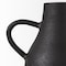 Homeroots 8" Black Two Handle Ceramic Jug Vase 392540 - alternate 10