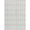 Homeroots 9' X 12' Silver And Ivory Geometric Washable Indoor Outdoor Area Rug 577113 - alternate 9