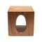 Homeroots Traditional Solid Teak Square Tissue Box Cover 475837 - alternate 8