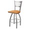 Holland Bar Stool Co 810 Contessa Stainless Steel 36in Swivel Bar Stool with Medium Maple Seat 81036SSMedMpl - alternate 1