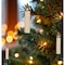 Homeroots Set of 24 Off White Flameless Christmas Taper Candle, 24PK 517659 - alternate 5