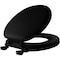 Bemis Eden Round Black Soft Toilet Seat 15EC 047 - alternate 1