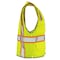 Dome75 Hi-Vis Safety Vest SM/MD Class ANSI/ISEA 107-2020 Class 2 , Zipper 6 Pockets, 2 Mic Tab DV2123 - alternate 9