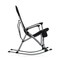 Picnic Time Family Of Brands Outdoor Rocking Camp Chair, Black 805-01-175-000-0 - alternate 9