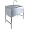 Amgood Underbar Sink, Stainless Steel, 19 in W x 38 in L x 33 in H SINK BAR S3C-101410-F-Z - alternate 1