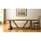Homeroots 84" Natural Solid Wood Trestle Base Dining Table 606258 - alternate 9