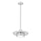 Z-Lite Ludo Brushed Nickel 1 Light Pendant 829P12-BN-LED - alternate 7