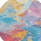Homeroots 8' Blue Yellow Pink And Orange Round Abstract Washable Indoor Outdoor Area Rug 618534 - alternate 9