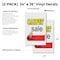 Signmission Carpet Sale, Vinyl Decals Only 24 Inch x 36 Inch, Vinyl Decal, 2PK DSB-2436-2PACK-Carpet Sale - alternate 2