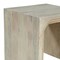 Homeroots 24" White Solid Wood Square Sled End Table 636245 - alternate 8
