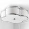 Jonathan Y Quatrefoil 18" Scalloped Shade Metal Classic Glam LED Flush Mount, Chrome JYL9508A - alternate 9