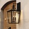 Vaxcel Cottage Grove, 21 in H, Black Outdoor Wall Sconce, 3-Light, Clear Glass T0818 - alternate 7