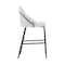 Manhattan Comfort Gracie Counter Stool  in White and Black CS019-BWH - alternate 9