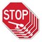 Signmission Stop, 10 inch X 10 inch, Aluminum Metal Signs, 5PK OC-A-5Pack-10-235 - alternate 1