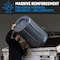 Magnum Tool Gray 44 Gallon Trash Can Set, Trash Can, Quiet Dolly, and Reinforced Lid, 5 Set CMTC-CLD0-44G05 - alternate 10