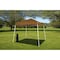 Impact Canopy Portable 8x8 Slant Pop Up Q-Shade High Performance Lightweight Outdoor Canopy KIT, Khaki 040001090 - alternate 6