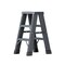 Wrightmaster 2.8 ft. Aluminum Step Ladder, 6 ft. Reach with Double-Reinforced Pedal, 300 lb. Capacity ZoroHRZJ3B - alternate 1