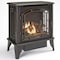 Bluegrass Living Panorama Vent Free Dual Fuel 3-Sided Gas Stove - 23,000 BTU, Remote Control, Black Finish BTSD23RT - alternate 13