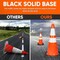 Pyle Traffic Cone Set, PVC, 28 in Height, Fluorescent Orange 12 PK PTCN28X12 - alternate 11