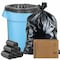 Happimess 42-Gallon (159L) 3 Mil Heavy Duty Contractor Trash Bags, (50-Count, 5-Rolls of 10) HPM3000G-BLACK - alternate 5