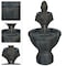 Pure Garden Outdoor Fountain with Lion Head Detail 50-0005 - alternate 7