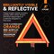 Xpose Safety 18 Sets Warning Triangle DOT Approved 3PK, Reflective Warning Road Safety Triangle Kit, 18PK WTR-3-18-X - alternate 7