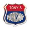 Signmission Tony's Workshop, 18 inch X 18 inch, Plastic Sign, 2PK SHI-P-2PACK-18-489-TONY - alternate 1