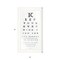 Homeroots Eye Chart II 2 White Framed Print Wall Art 407449 - alternate 4