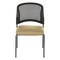 Office Star Products ProGrid Titanium & Black Visitors Chair, Straight Legs, Dillon Brown 86724R-R104 - alternate 5