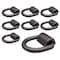 Mytee Products 5/8in Heavy Duty Weld-On Forged D Ring 18,900 Lbs, 8PK D-Ring58-Wx8 - alternate 8