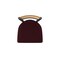 Holland Bar Stool Co Revelle 25in Swivel Counter Stool with Pewter Finish, Medium Back and Canter Bordeaux Seat 881 - alternate 11