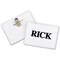 C-Line Products C-Line 95723 Clip/Pin Combo Badge Holder Kit  Top Load  2 1/4 x 3 1/2  White  50 Per Box 95723 - alternate 1