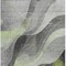 Homeroots 5' X 8' Artichoke Green Gray And Silver Abstract Washable Indoor Outdoor Area Rug 616749 - alternate 9