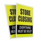Signmission Store Closing, Plastic Signs Only 24 Inch x 36 Inch, Corrugated Plastic, 2PK CSB-2436-2PACK-Store Closing - alternate 1