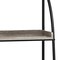 Homeroots 48" Taupe Metal Etagere Bookcase 333424 - alternate 5