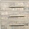 Homeroots 35" Gray Carved Geometric Solid Wood Five Drawer Dresser 661224 - alternate 8