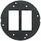 Hubbell Wiring Device-Kellems Floor Sub-Plate, Floor Box Type, 2 Gang, Aluminum S1SP - alternate 1