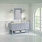 James Martin Vanities Breckenridge 60" Single Vanity, Serenity Blue, w/ 3 CM Siberian Silestone Top 330-V60S-SRB-3SFR - alternate 9