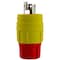 Ericson Watertight Locking Plug, L6-15P, 15 A, 250V AC, Single Phase, 2 Pole, Yellow 1522-PW6P-AM - alternate 2