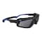 Radians Thraxus Elite, Safety Glasses, IQuity Anti-Fog & Anti-Scratch, Smoke Lens, Blue Frame, Half-Frame TXE2-23ID - alternate 1