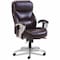 Sertapedic Emerson Big and Tall Task Chair, Up to 400 lbs., Brown, Silver Base 49416BRW - alternate 1