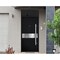 Vdomdoors Steel Door Deux 6072 Black Enamel Transom Window Sidelite Entry Door Painted W36xH80+16 Left hand I DEUX6072EXD-BLK-W36 X H80+16-LH-I - alternate 5