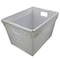 Flipside Corrugated Postal Storage Tote, 18-1/4 in L x 13-1/4 in W x 11-3/5 in H, Translucent, Plastic, 2 PK 40101 - alternate 1