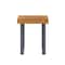 Flash Furniture Natural Acacia Wood Bench with Black Flared Legs THB-B01322-NAT-GG - alternate 19